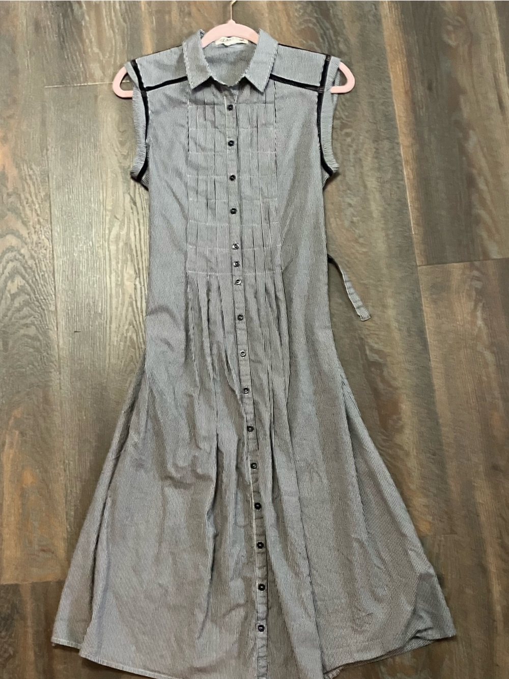 Lili’s Closet black and white striped dress